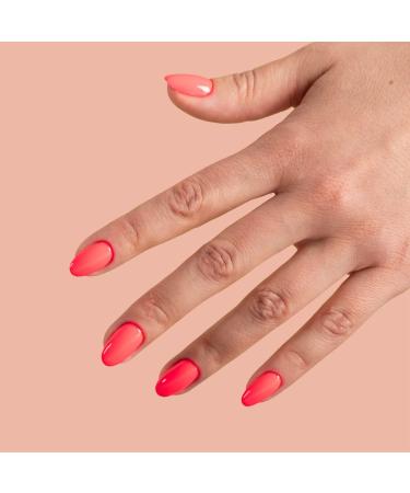 SEMILAC 445 Tropical Flamingo Nail UV Gel Polish | Long Lasting and Easy to Apply | Soak off UV/Led | Perfect for Home and Professional Manicure and Pedicure 7 ml - Buy Online on GoSupps.com