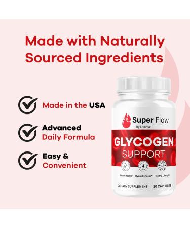 (2 Pack) Super Flow Glycogen - SuperFlow Glycogen Support Capsules Super Flow Glycogen Support Super Flow Official SupperFlow Glycogen Support Super Flow Glyco Optimizer 60 Capsules for 2 Months - Buy Online on GoSupps.com