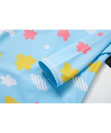 BONVERANO Baby Girls Long-Sleeve Zipper Swimsuit | UPF 50+ Sun Protection | 18-24 Months - Buy Online on GoSupps.com