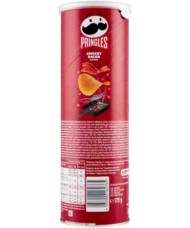  Italian Gourmet E.R. Pringles Smokey Bacon Flavour 175g of the irresistible snack in the convenient can of crunchy bacon-flavored chips + Gourmet Italian Polpa 400g - Buy Online on GoSupps.com