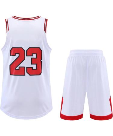 2023/2024 Basketball Jersey & Shorts for Children/Adults - C-23 White XL | 2-Part Basketball Shirt & Vest Set - Buy Online on GoSupps.com