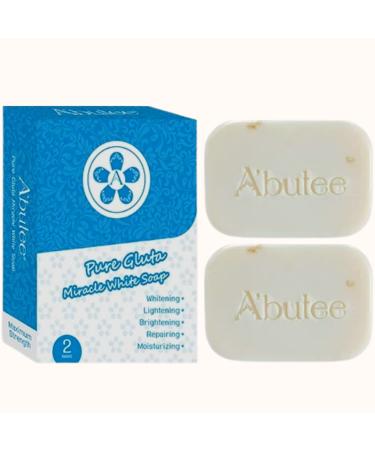 A'butee Miracle PREMIUM Lightening Whitening WHIPP soap - Premium formula with FREE Delicate Net for Softening Whip Foam (Pure Gluta)