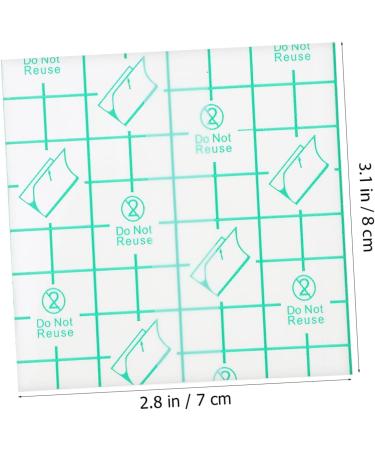 400 Pcs Clear Makeup Tape & Sheer Nail Polish Foundation Palette - Perfect for Eye Shadow & Creams | Versatile Makeup Hand Palette Stickers - Buy Online on GoSupps.com
