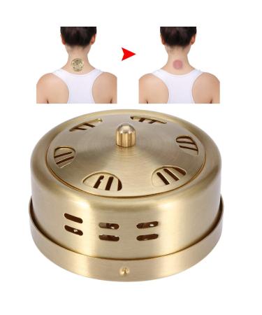 Portable 6-Hole Moxa Burner - Pure Copper Moxibustion Heat Treatment Holder for TCM & Physiotherapy - Buy Online on GoSupps.com