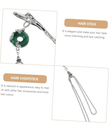 Hairpin Womens Hair Clips Hair Clips for Women Hair Accessories Chinese Hair Stick Metal Hair Stick Chinese Hair Bun Hair Chopsticks for Hair Fork Women's Twine Acrylic - Buy Online on GoSupps.com