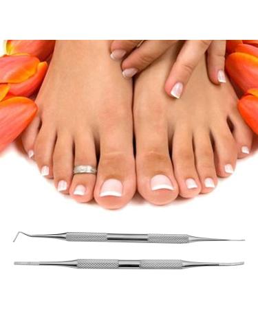 Haryali London Ingrown Toenail Treatment Kit - Double Ended Ingrown Toenail Lifter and File Set - Easy Anti-Septic Application - Ingrown Toenail Lifter - for painful toes - Buy Online on GoSupps.com