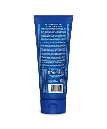 Dr. Bronner's Organic Peppermint Shaving Soap - 7 oz (Pack of 1) | Certified Organic, Sugar & Shikakai Powder, Soothes & Moisturizes for Close Shave on Face, Underarms & Legs - Buy Online on GoSupps.com