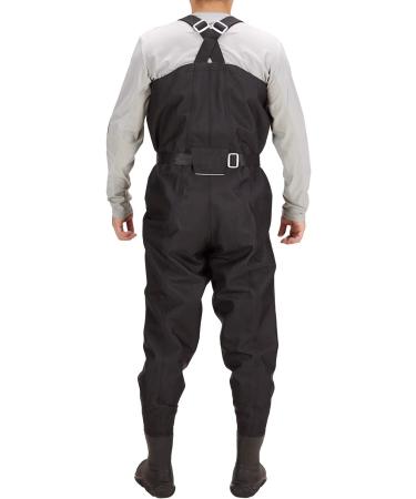 Buy Bassdash 3D Fishing Pants Waders - Ultra High Strength Black Plaid Nylon PVC for Men | Long Feet Size 10-11 - International Shipping - Buy Online on GoSupps.com