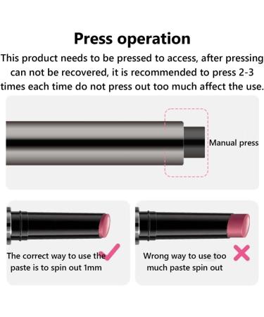 Jelly Gloss Lipstick Moisturizing Lip Jelly Press Lipstick Lip Gloss Long Lasting Lipstick Lip Crayons for Women Lip Bar Lip Gloss Lipstick Pen (A bite of apple 1.8g) - Buy Online on GoSupps.com