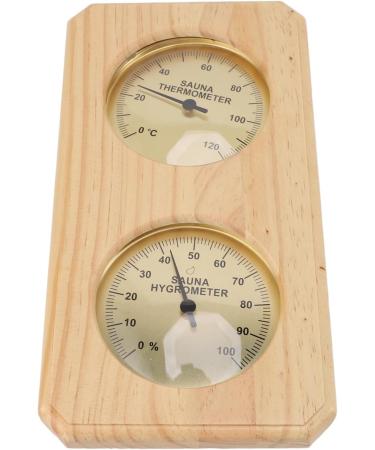 2-in-1 Sauna Thermometer & Hygrometer | High Visibility Indoor Hygrothermograph for Accurate Temperature & Humidity Measurement - Buy Online on GoSupps.com
