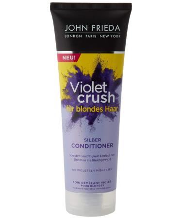 John Frieda Violet Crush Silver Conditioner 250ml - Tone Balancer for Blonde Hair - International Shipping Available - Buy Online on GoSupps.com