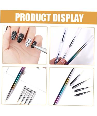 PLAFOPE 1 Set Nail Art Drawing Pen Thin Nail Art Brush Nail Painting Nail Art Pen Salon Nail Art Tools Nail Salon Manicure Drawing Tool Nail Art Supplies Manicure Liner Manicure Painting - Buy Online on GoSupps.com