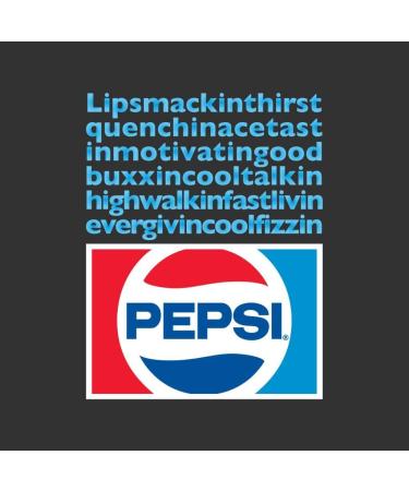 All+Every Pepsi Lip Smackin Thirst Quenchin Women's T-Shirt XXL Charcoal - Buy Online on GoSupps.com