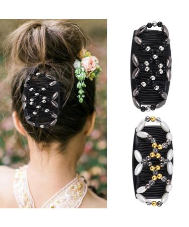 Stylish Kytpyi Hair Combs & Clips for Women - 2 Pack Durable Pearl Hair Accessories for All Hair Types - Buy Online on GoSupps.com
