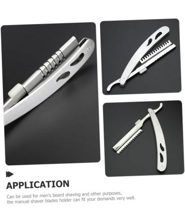Doitool Metal Razor Accessories - Folding Blade Holder & Manual Bracket for Men's Razor Blades - Buy Online on GoSupps.com