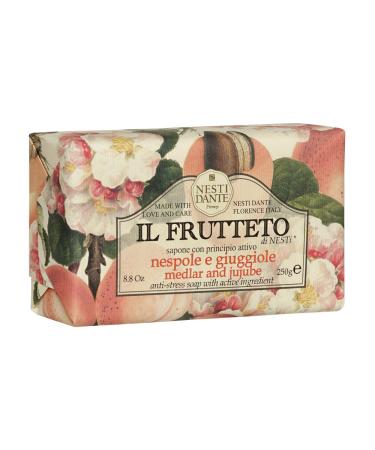 Nesti Dante Il Frutteto Anti-Stress Soap - Medlar & Jujube 250g | Luxurious Natural Soap for Stress Relief | Buy Internationally - Buy Online on GoSupps.com