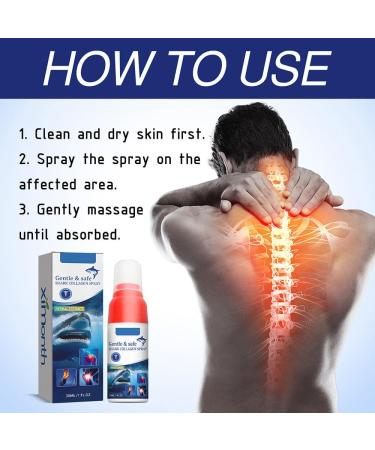 Shark Collagen Spray 30Ml/1FL.OZ Bonjunction Shark Collagen Support Spray for Bone Joint Mobility (3PCS) - Buy Online on GoSupps.com