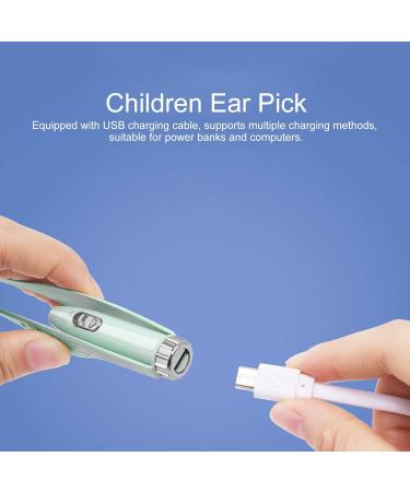 Children's Ear Wax Removal Kit | USB Rechargeable Luminous Visual Ear Pick Tool - Buy Online on GoSupps.com