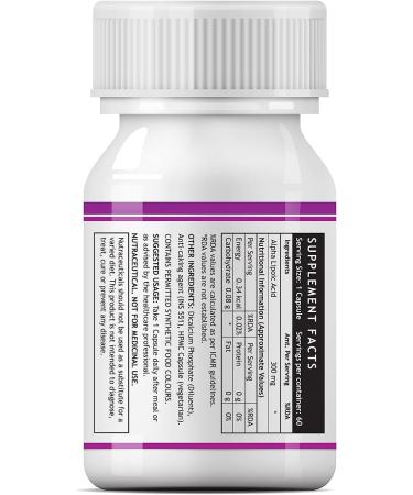 Sheltr Alpha Lipoic Acid ALA Universal Antioxidant Supplement 300 mg - 60 Vegetarian Capsules - Buy Online on GoSupps.com