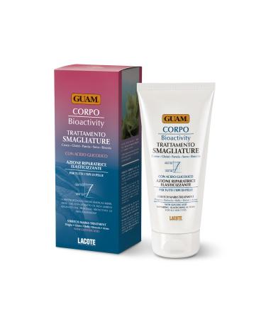 Guam BioActivity Anti-Stretching Strip body cream stretch strip treatment with Guam sea ointments and glycolic acid elastical repairing effect made in Italy 150 ml pack - Buy Online on GoSupps.com