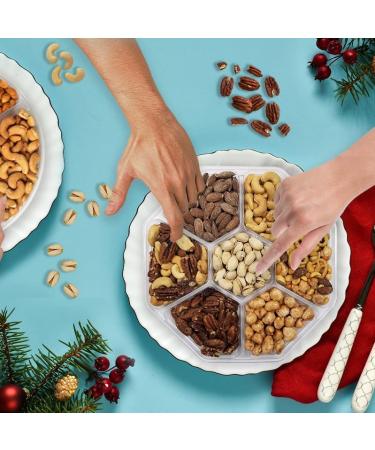 Jaybee's Gourmet Nuts Gift Basket - 4 Section 22 oz | Cashews, Almonds, Toffee & Honey Roasted Peanuts | Kosher | Father's Day, Birthday, Holiday Gift - Buy Online on GoSupps.com