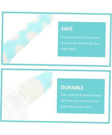 Iwowhero 3-Piece Cartoon Children's Toothbrush Set | Silicone Hand-Friendly Toothbrushes for Kids - Buy Online on GoSupps.com