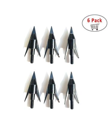 WEREWOLVES 6 Pack Arrow Heads 2 Arrowhead Tips 100 Grit for Crossbow and Compound Bow
