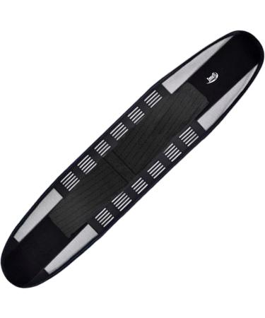 Innoti Back Band for Men & Women - Lumbar Support Belt for Sports & Work - Adjustable Compression Back Brace - Size S (50 A 69 cm) - Black & Light - Buy Online on GoSupps.com