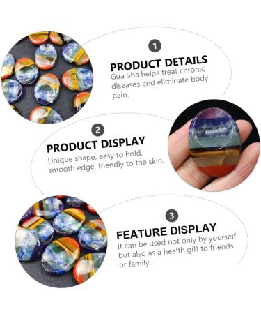 Gleavi Crystal Thumb Stones - Chakra Healing Sodalite & Amethyst - International Shipping Available - Buy Online on GoSupps.com