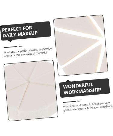 Healeved 2 Sets Triangular Sponge Puff Makeup Foundation Makeup Pads Triangle Cosmetic Sponges Makeup Supplies Concealer Sponge Triangle Puff Girl Make up Flutter White 8.00X8.00X2.00CM White - Buy Online on GoSupps.com