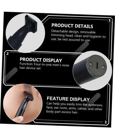 Buy 1 Set Electric Shaver & Facial Hair Remover - Trimmer & Razor for Men | Fast International Shipping - Buy Online on GoSupps.com