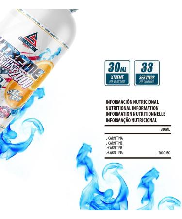 AS American Supplement | Extreme L-Carnitine 2000 | L Liquid Carnitine | Muscle Definition Aid | Refreshing Orange Juice | 1 Liter | Increases Performance and Energy - Buy Online on GoSupps.com
