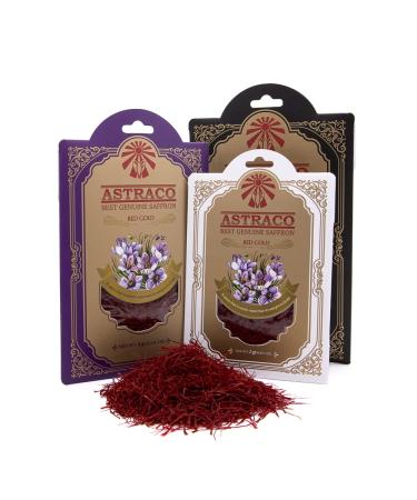 Astraco Pure Saffron Threads - 4g (0.141 oz) - Highest Quality Saffron for Cooking and Seasoning - Buy Online on GoSupps.com