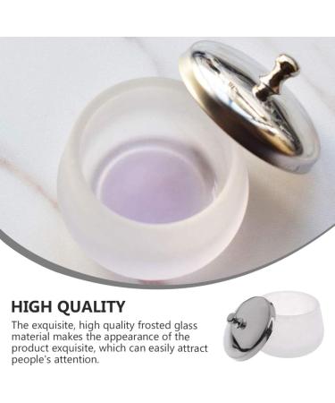 Crystal Nail Art Dappen Dappen Dish With Lid Nail Glass Crystal Nail Art Cup Liquid Dappen Dish Monomer Dish Liquid Dappen Dishes for Acrylic Liquid Styling - Buy Online on GoSupps.com