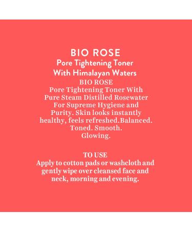 Biotique Pure Rose Water Rejuvenating Mist For Face and Body Steam Distilled for all Skin Types Rose Toner 120ml - Buy Online on GoSupps.com