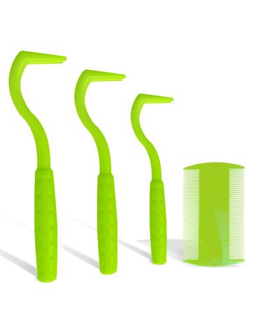 Or. Tick Remover Tool 3 Pcs Dog Tick Remover Tools for Dogs Cats Horses Rabbits Guinea Pigs and Humans Painless Cat Tick Removal Tool with Flea Comb (Green Tick Green) Green Tick Green - Buy Online on GoSupps.com