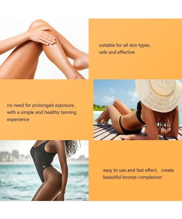 Intensive Brown Tanning Gel & Accelerator Cream for Sunbeds & Outdoor Sun - 50g * 2pcs - Buy Online on GoSupps.com