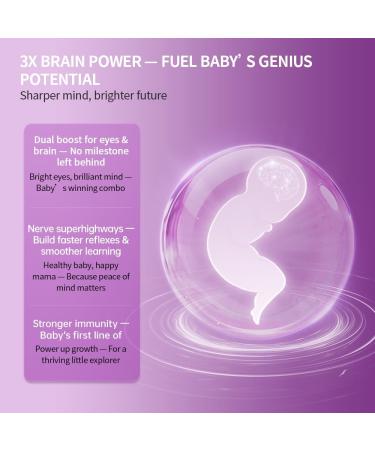 DR.AUSTIN Prenatal DHA Supplement Triple A Brain & Vision Support with Algae Oil DHA ARA ALA Lutein Clinically Proven for Baby Development & Mom s Wellness (Non-GMO Pure Algae Oil) - Buy Online on GoSupps.com