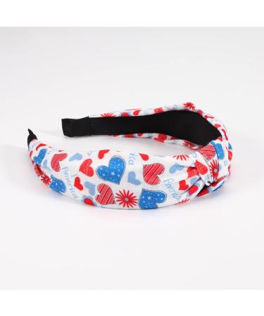 3pcs American Flag Wide Headbands for Women & Girls - Patriotic USA Knotted Hairbands in Red, White, Blue | Independence Day 4th of July Celebration - Buy Online on GoSupps.com