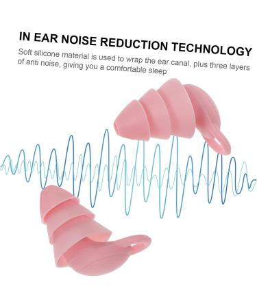Beaupretty Anti Noise Shooting & Sleeping Earbuds - Noise Cancelling Travel & Dormitory Supplies - Pink (1 Pair - Buy Online on GoSupps.com
