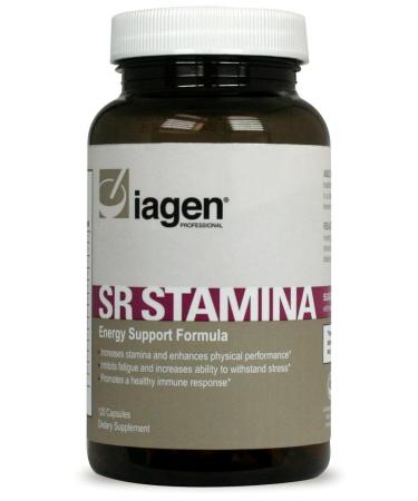 Iagen Professional SR Stamina Natural Stress Support Supplement - Maca Root Powder with Ashwagandha for Enhanced Energy Stamina Athletic Performance and Memory - 120 Veg Capsules - USA Made - Buy Online on GoSupps.com