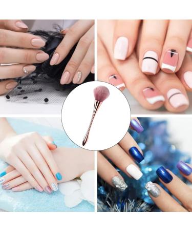 Makeup Brush Manicure Brush Nail Dust Brush Professional Makeup Powder Brush Tool for Blush Bronzer Highlight Powder Nail brush beautymisc - Buy Online on GoSupps.com