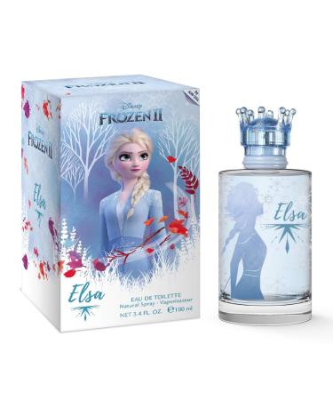 Disney Frozen II Elsa Kids EDT Spray 3.4 oz Elsa Frozen by Air Val International 3.4 Fl Oz (Pack of 1)
