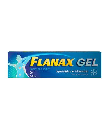 Flanax Gel Bayer Naproxeno Sodico Gel 5.5% for Muscle Inflamation