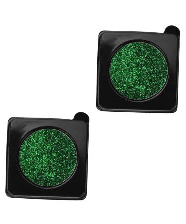 FOMIYES 2pcs Glitter Eyeshadow Palette Glitter Eyeliner Green Makeup Catrina Blue Eye Makeup Halloween Set