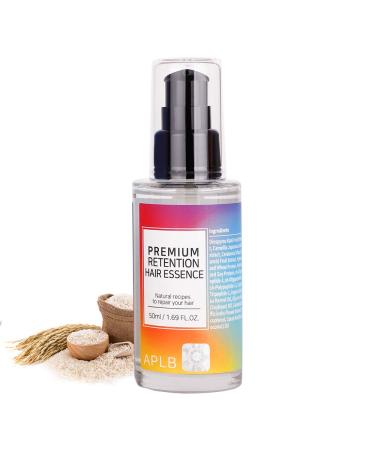 APLB Premium Retention Hair Essence Serum 1.69fl.oz/Nourish through Argan Olive Oil & Pearl Extact Treatment for Dry Damaged Frizzy Hair