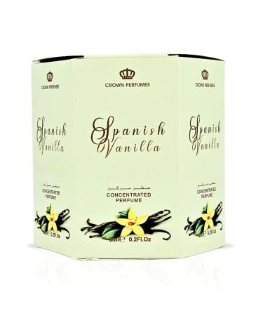 Al-Rehab Spanish Vanilla Perfume Oil 6ML (0.2 Oz) (BOX OF 6) - Arabian Perfume Oils For Women - Long Lasting Concentrated Perfume Oil - A Luxurious Soft & Sweet Women's Fragrance For An Elegant Touch Spanish Vanilla (Box of 6) - Buy Online on GoSupps.com