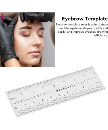 20PCS Eyebrow Stencil Measurement Ruler Bendable and Flexible Eyebrow Microshaping Ruler Eyebrow Design Ruler for Home and Travel - Buy Online on GoSupps.com