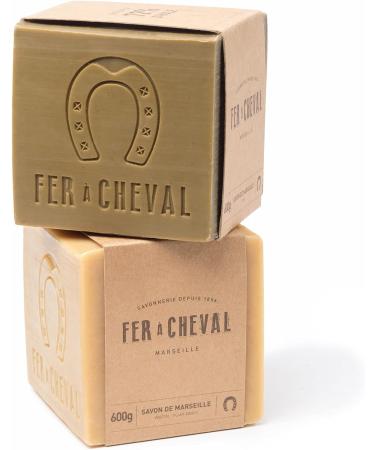  Fer Cheval Fer Cheval - Genuine Marseille Soap - Cube (OLIVE 600g) - Buy Online on GoSupps.com