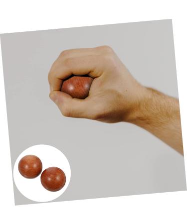 Shop OHPHCALL 2-Piece Health Ball Set | Vintage Wooden Massage Balls for Stress Relief & Exercise | Handmill Handballs & Foam Rollers - Buy Online on GoSupps.com